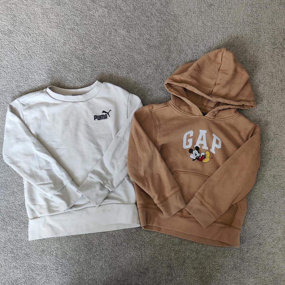 Puma & Gap Disney Mickey Mouse Size 5T Hoodie Sweatshirt
